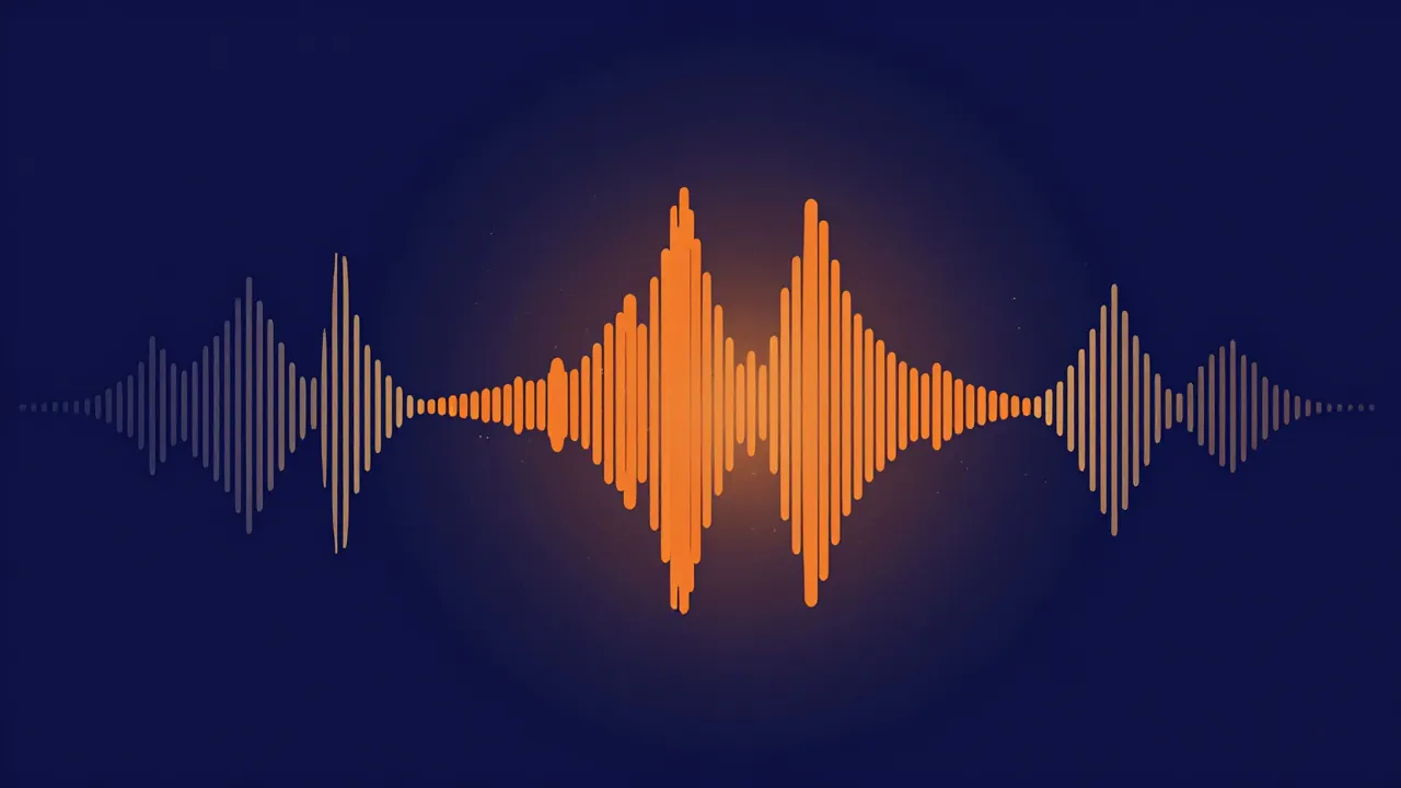 Flat illustration of two audio waveforms at different sample rates converging into a single matched waveform, representing resampling two mismatched files
