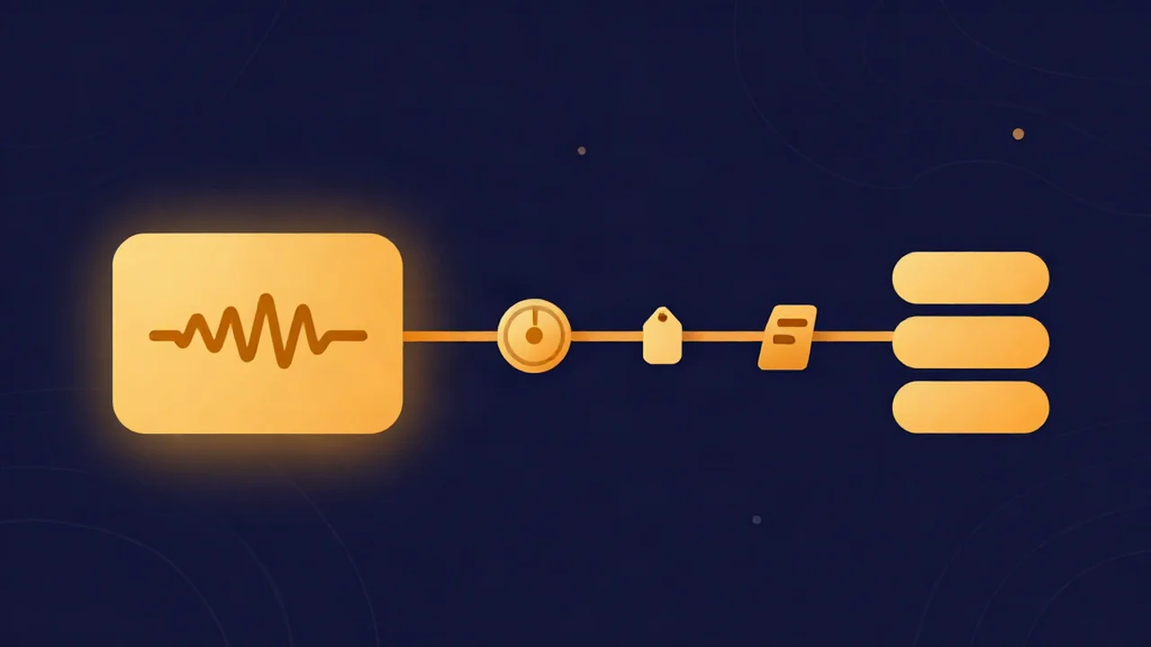 Flat illustration of a finished track being prepared for streaming release, with a loudness meter, a true-peak reading and a delivery file heading to streaming platforms